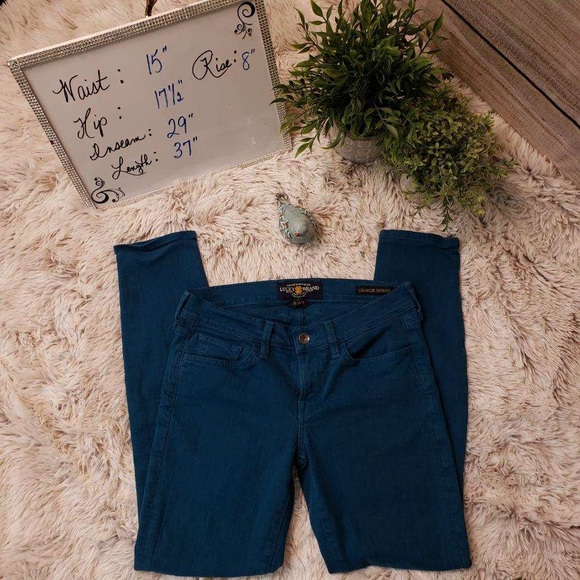 Turquoise Lucky Brand Jeans - Picture 4 of 7